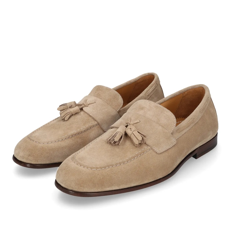 Heinrich Dinkelacker Loafer Loafer Amalfi Plain Tassel V hell-braun(Image 2)