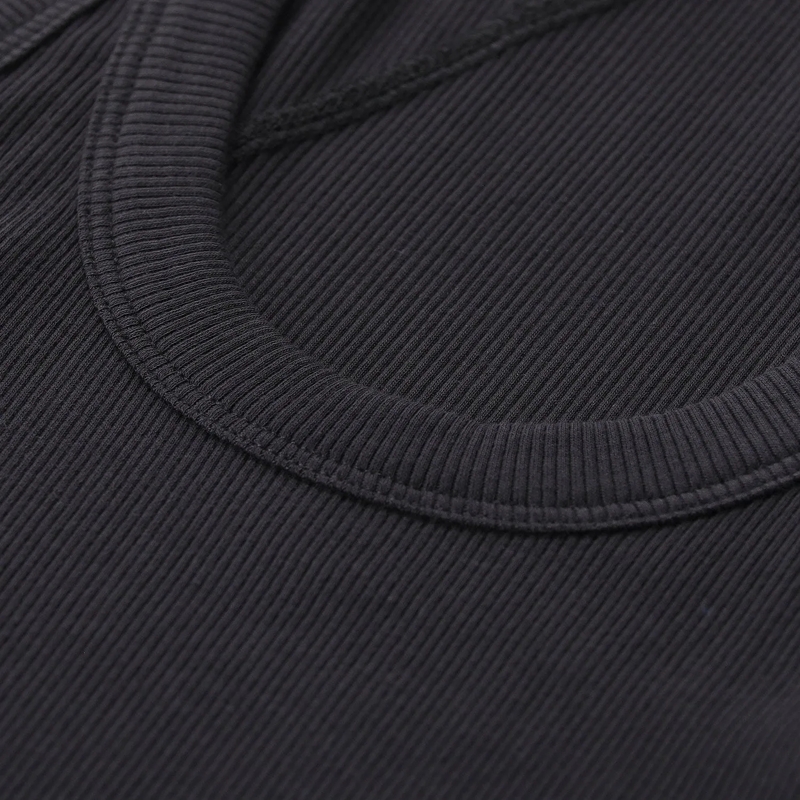 Rag & Bone Top Ripp-Top mit U-Ausschnitt schwarz(Image 3)