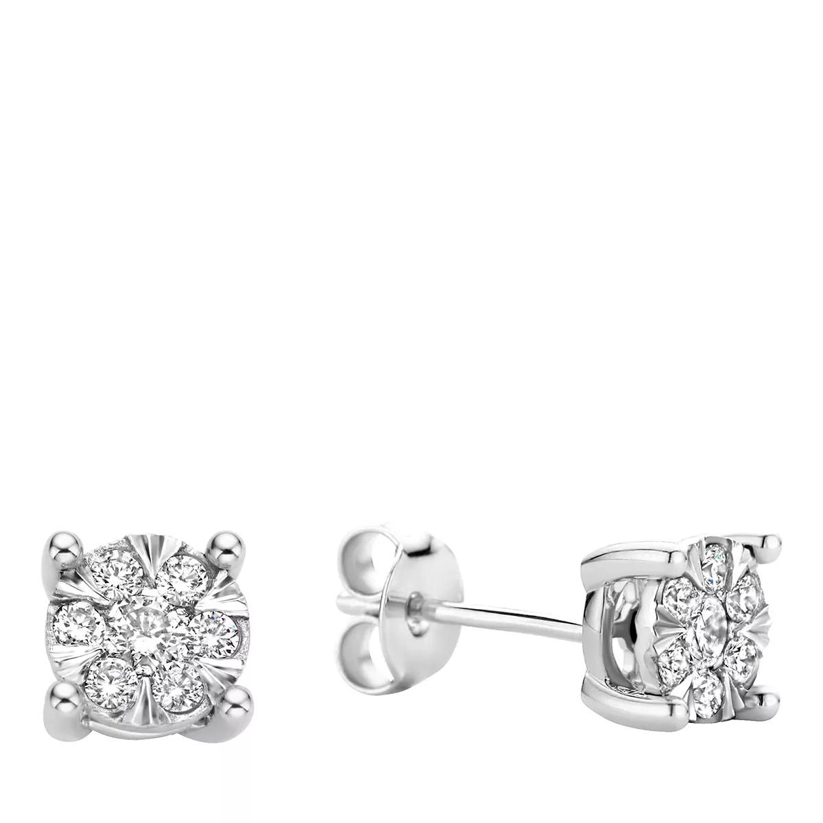 Isabel Bernard Ohrringe - De la Paix Hanaé 14 karat ear studs  diamond 0.28 - Gr. unisize - in Silber - für Damen