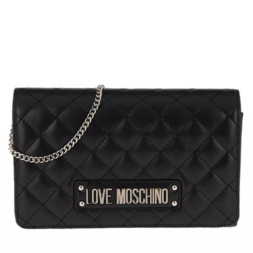 Love Moschino Quilted Soft Crossbody Bag Black Sac à bandoulière