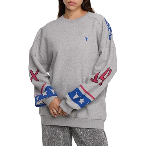 ALIX Sweatshirts ladies knitted sports sweater grau