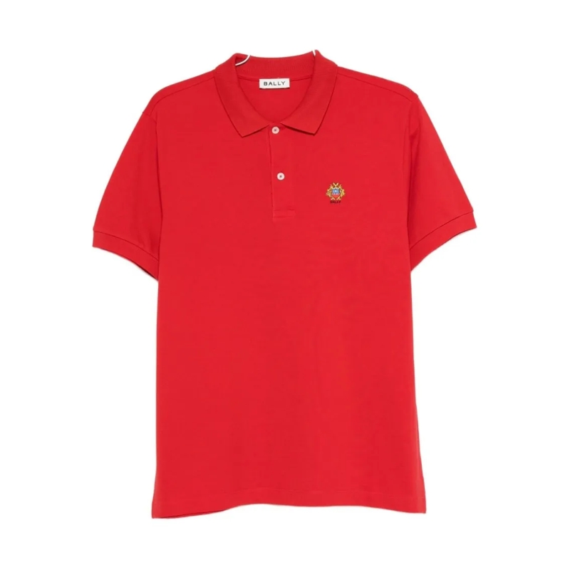 Bally Polo shirt Short-Sleeved Polo Shirt Red