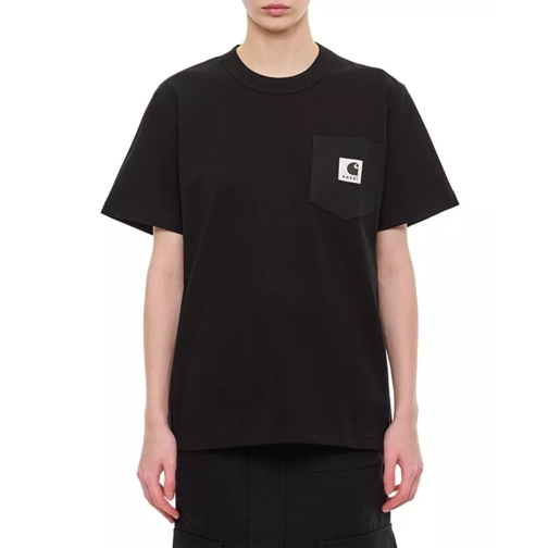 Sacai Cotton T-Shirt Black 