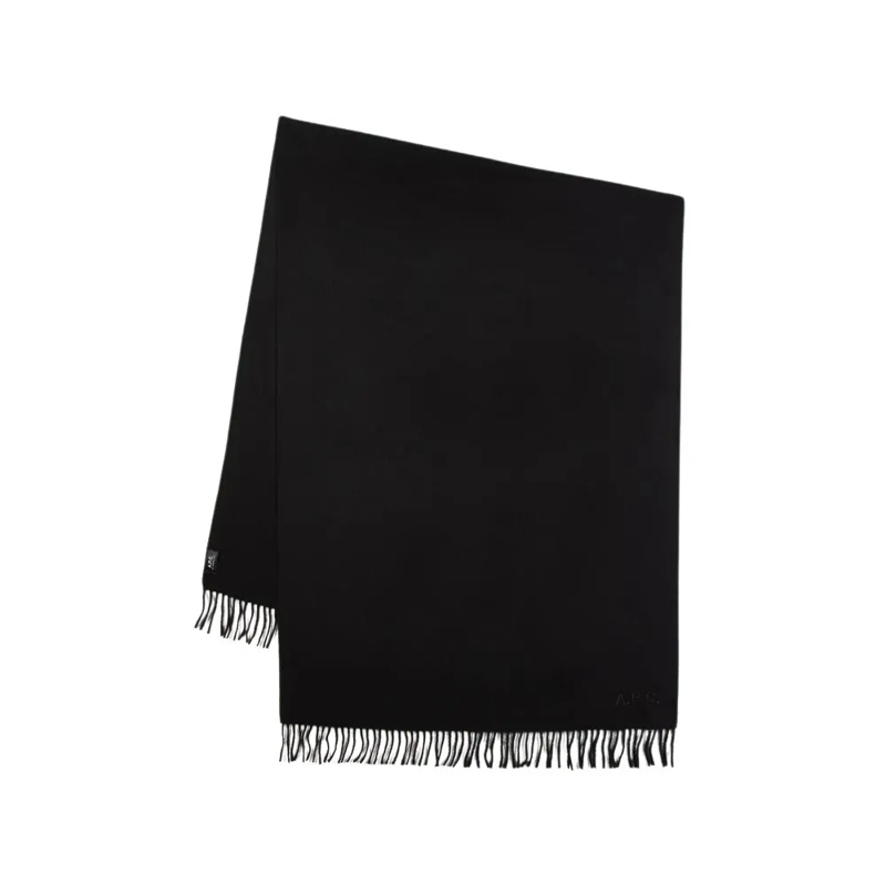A.P.C. Écharpe légère Alix Scarf - Wool - Black Black