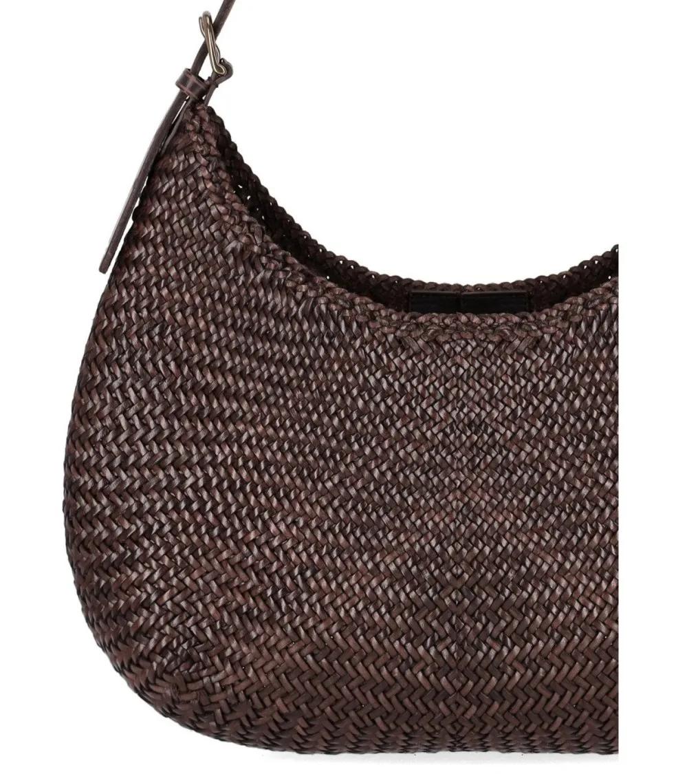 DRAGON DIFFUSION Hobo bags Luna Brown Shoulder Bag in bruin