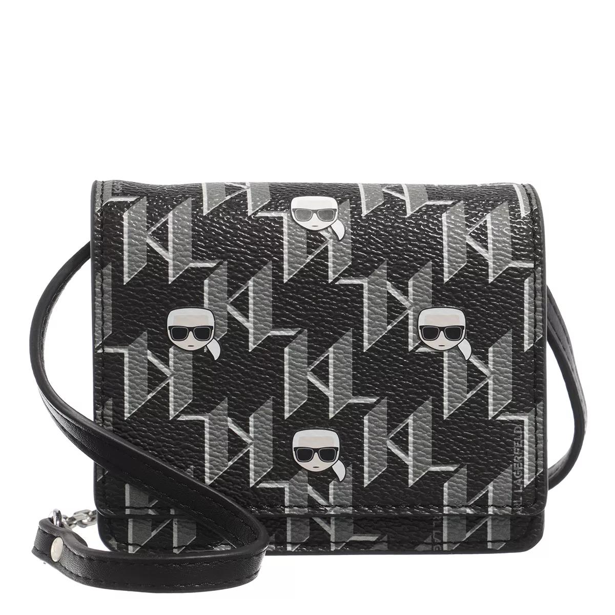 Karl Lagerfeld Crossbody Bags - K/Ikonik Cc Monogram Woc - Gr. unisize - in Schwarz - für Damen