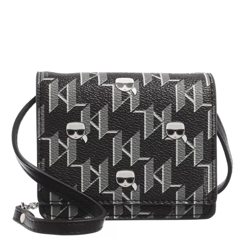 Karl Lagerfeld K/Ikonik Cc Monogram Woc Black/Multi Micro Bag
