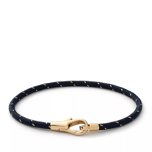 Miansai Knox Rope Bracelet Vermeil Polished S Navy/Gold Armband