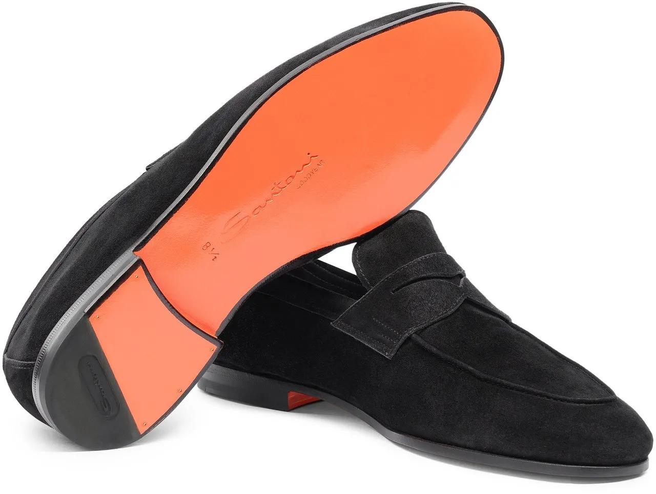 Thumbnail - Santoni Loafer - Men's suede Carlo loafer - Gr. UK_8_5 - in Weiß - für Damen
