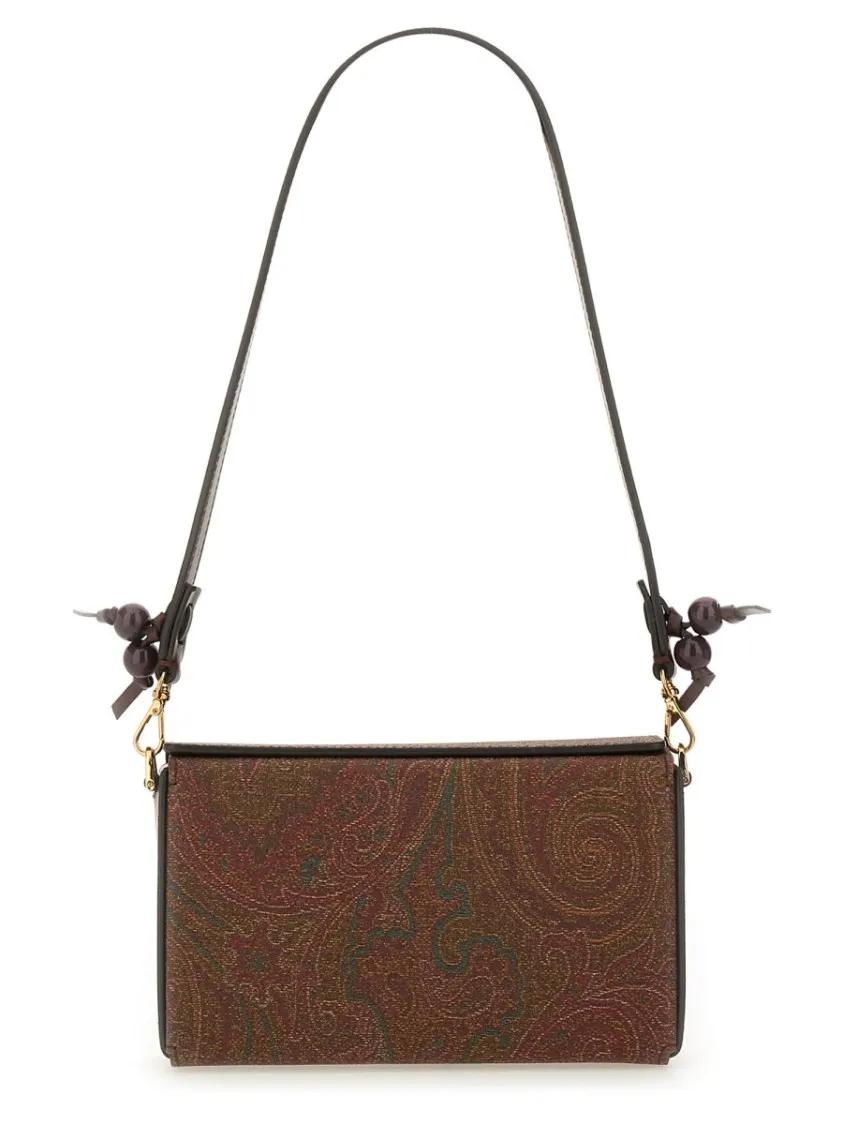 ETRO Clutches Paisley Jacquard Clutch in bruin