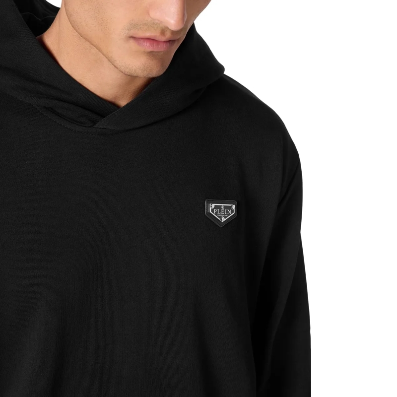 Philipp Plein Top Hoodie Iconic Plein schwarz(Image 2)