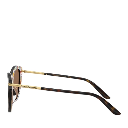 Dolce&Gabbana Lunettes de soleil 0DG4492 32171355 Havana On White Barrow (Image 5)
