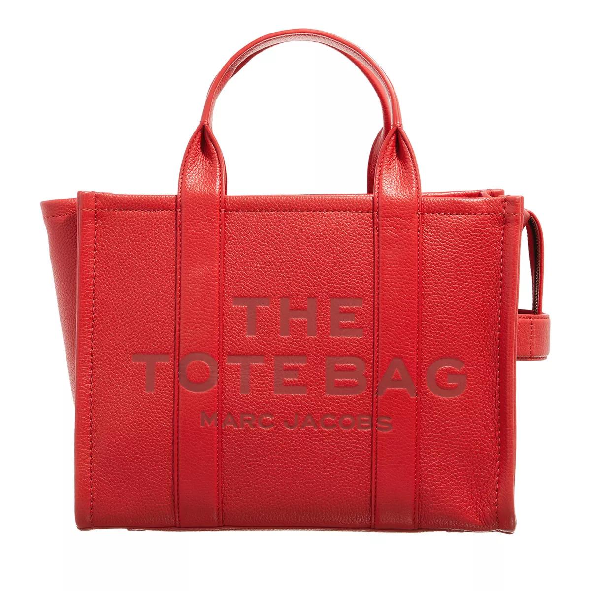 Marc Jacobs The Leather Small Tote Bag Leather Red | Tote