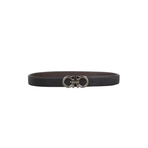 Salvatore Ferragamo Gürtel Gancini Belt Black