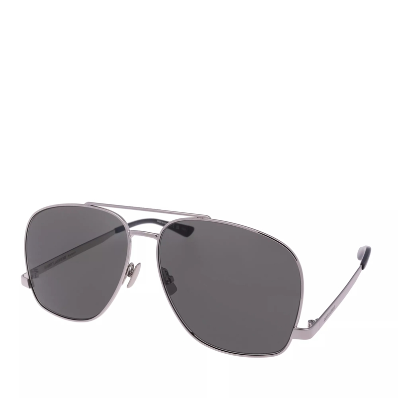 Saint Laurent Sonnenbrille SL 653 LEON SILVER-SILVER-GREY