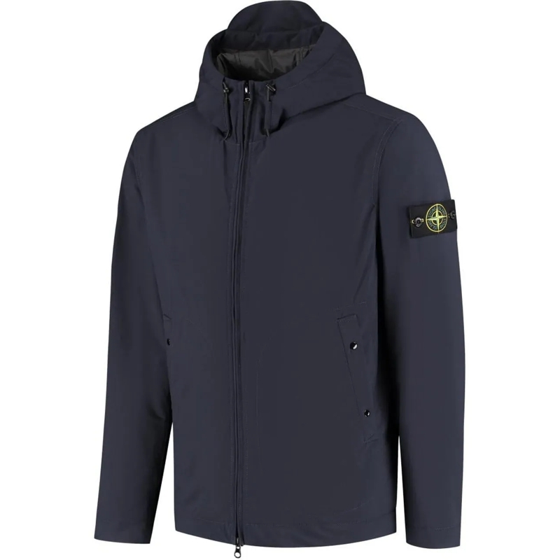 Stone Island Doudoune Short Parka blau