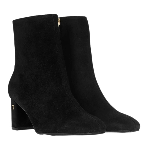 Ted Baker Neomie Suede Block Heel Ankle Boot Black Ankle Boot