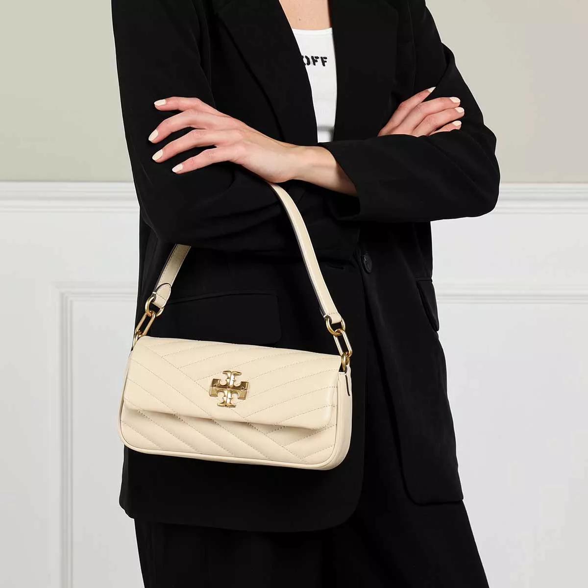 Buy Tory Burch Kira Chevron Powder-Coated Small Flap Shoulder Bag, 003  Color Women