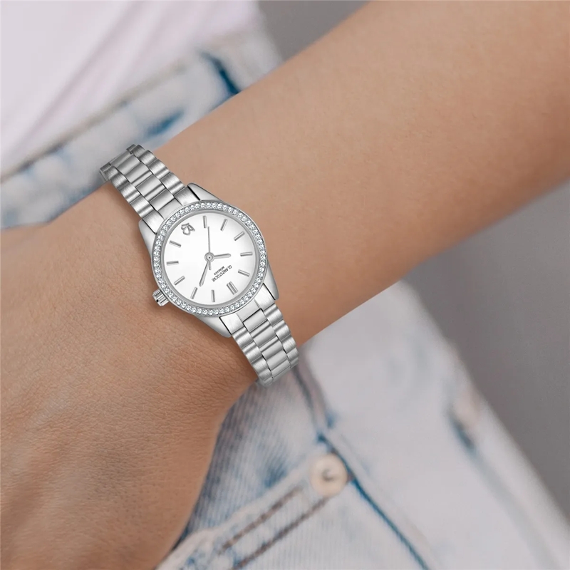 Glanzstücke München Automatikuhr Damen Armbanduhr Edelstahl silber(Image 2)