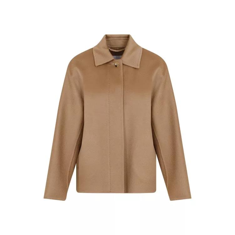 Max Mara - Camel Brown Cashmere Midas Coat - Größe 42 - braun