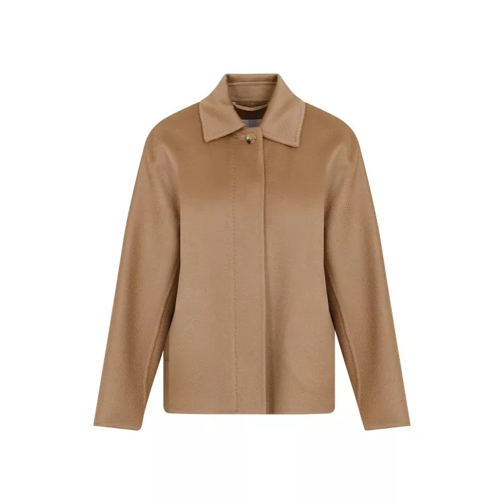 Max Mara Camel Brown Cashmere Midas Coat Brown 