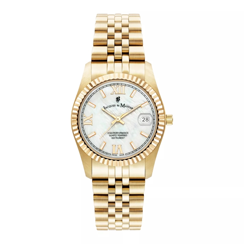 Jacques du Manoir Quarzuhr Inspiration Roman Uhr Gold