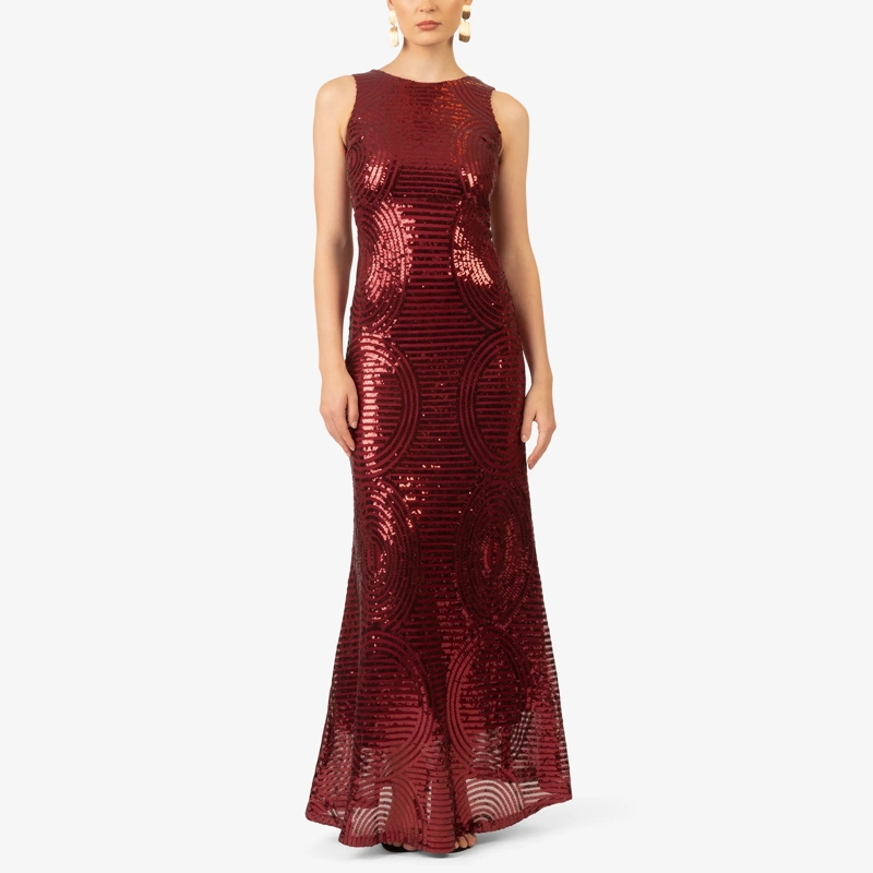 Kraimod Kleid Paillettenkleid bordeaux(Image 2)