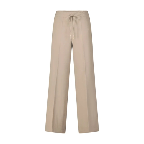 Cambio Stoffose mit weitem Bein Braun Pantaloni casual