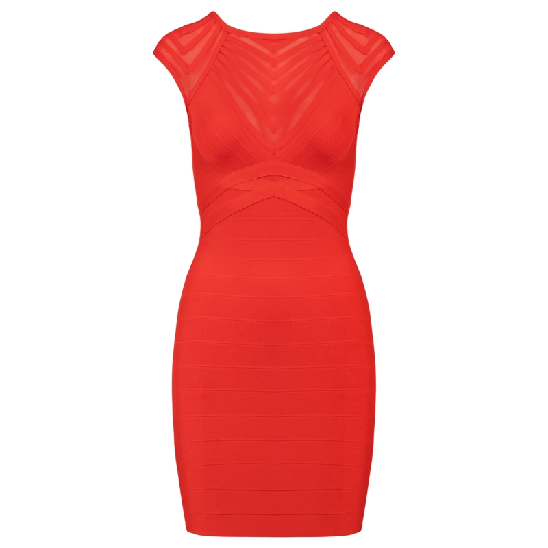 Kraimod Minikleid Bandage Kleid rot