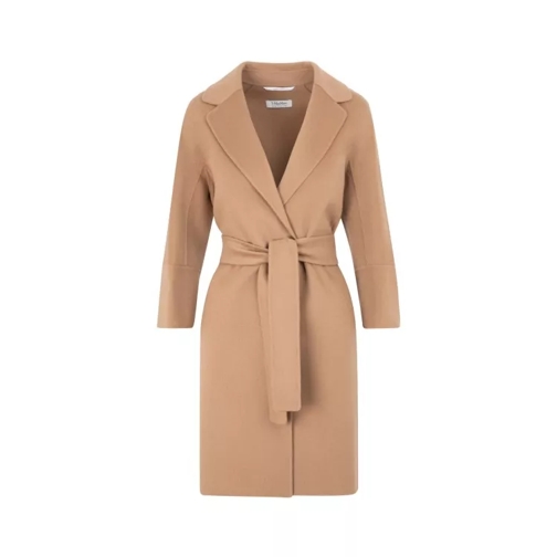 Max Mara Wool Arona Coat Brown 