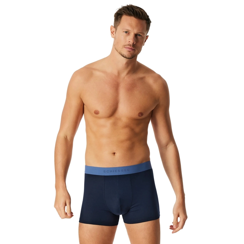 SCHIESSER  3PACK Shorts "95/5" 3er Pack blau(Image 4)