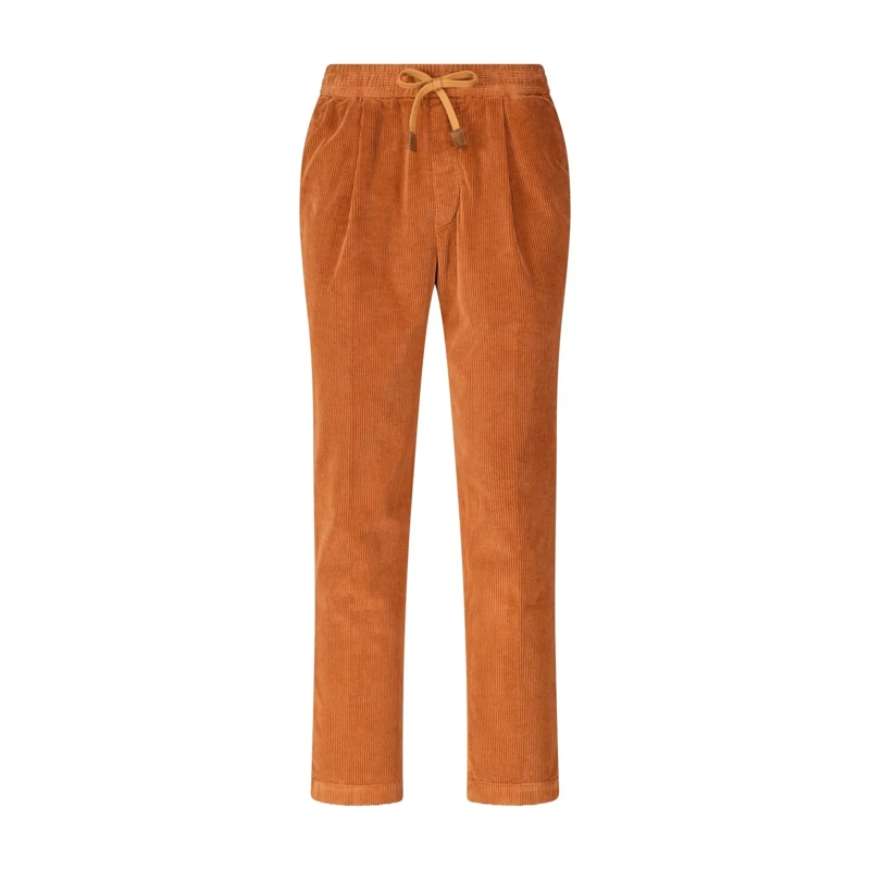 Jacob Cohen Casual broeken Carrot-Fit Cordhose Aprés Ski Collection Orange