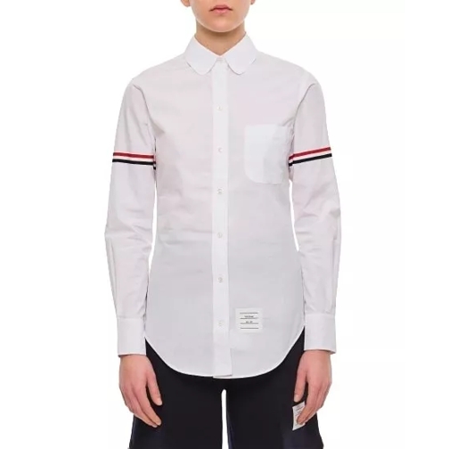 Thom Browne Classic Round Collar Poplin Shirt White 