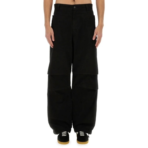 MSGM Anzugshosen Canvas Cargo Pants "Parachute" Black