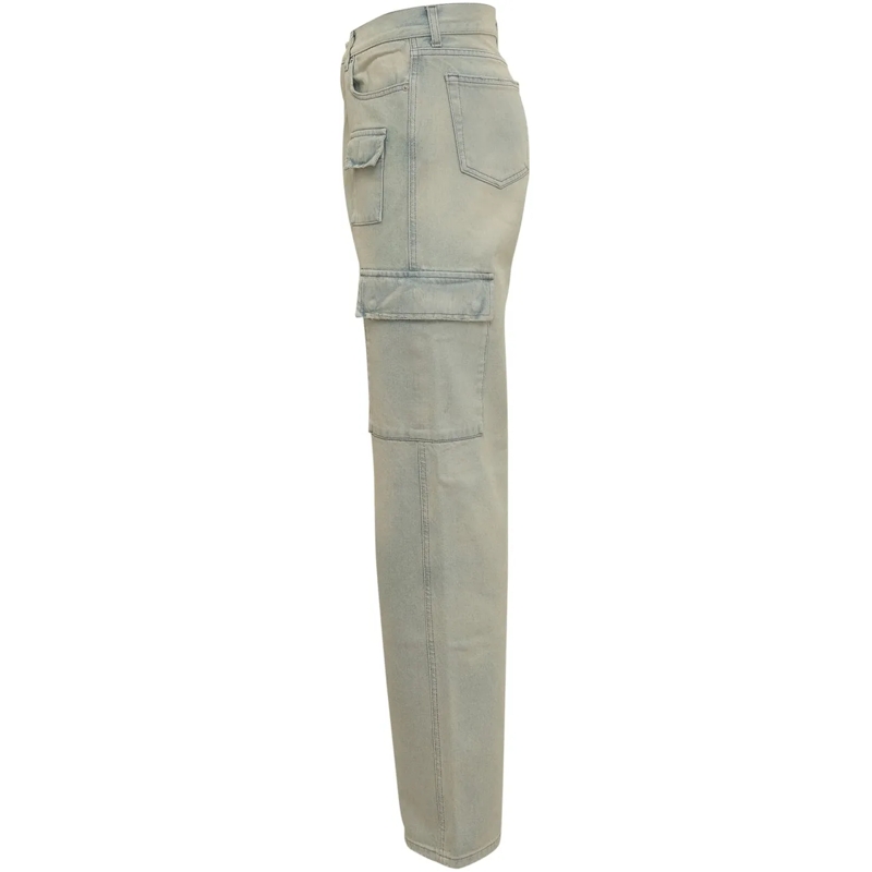 Ambush Jeans à jambe droite Jeans Cargo Denim taupe(Image 3)