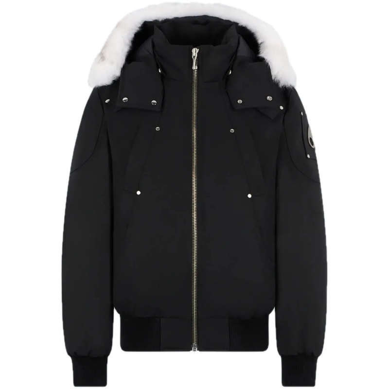 Moose Knuckles Doudoune Original Ballistic Bomber Natural S schwarz