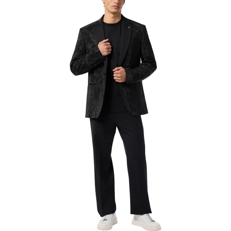 BILLIONAIRE Blazer Blazer Brocade Strass schwarz(Image 4)