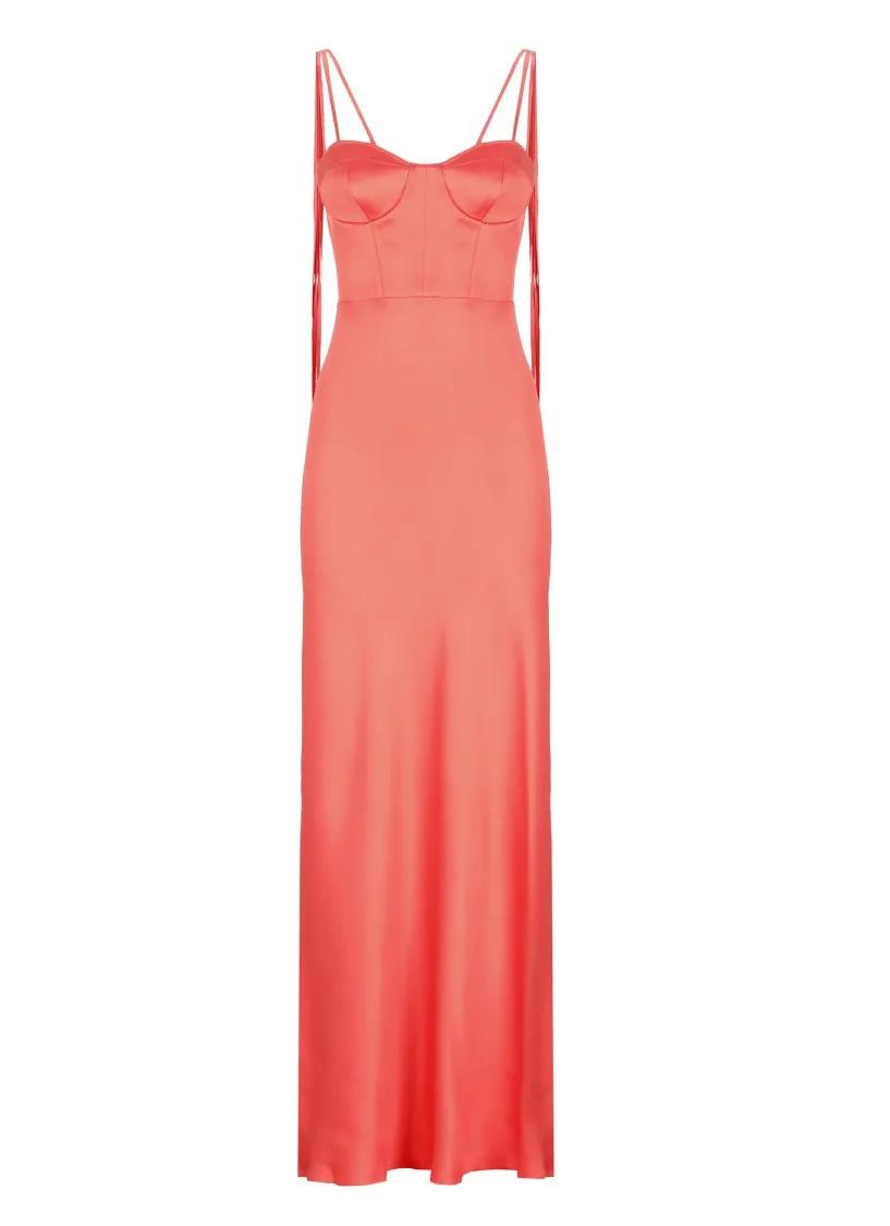 Thumbnail - Pinko - Red Occhione Dress - Größe 44 - rot