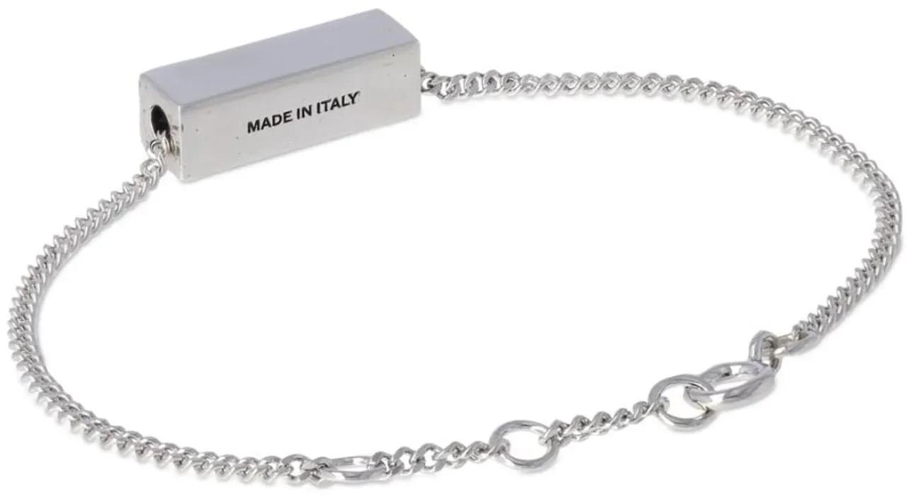Burberry Engraved Bar Logo Chain Bracelet silber | Armband