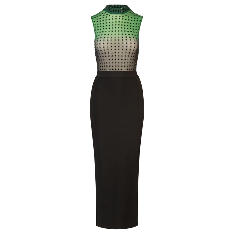 Kraimod Midikleid Bandagekleid grün