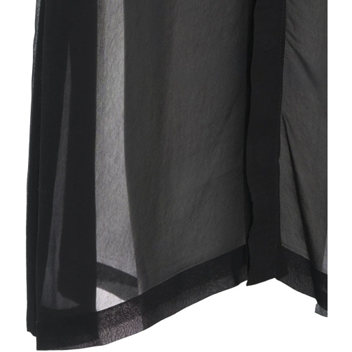 Thom Krom Robes midi Transparent shirt dress schwarz (Image 5)