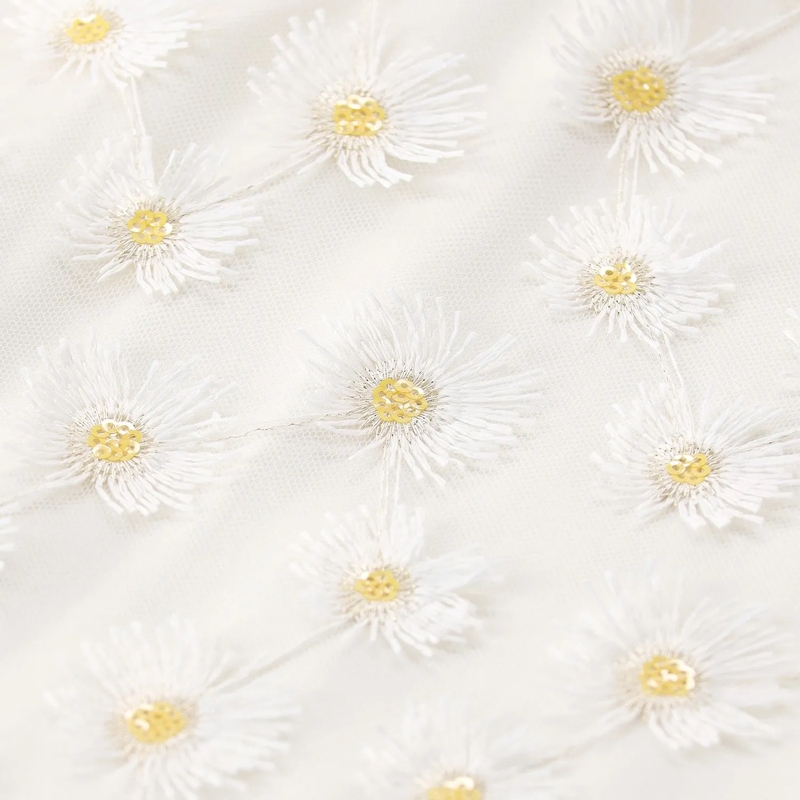 Luisa Cerano Maxirock Midirock mit Blütenmuster weiß(Image 4)