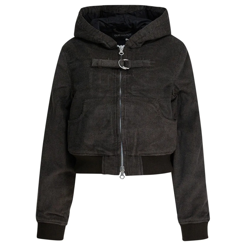 Our Legacy  "Coast" Short Down Jacket Brown