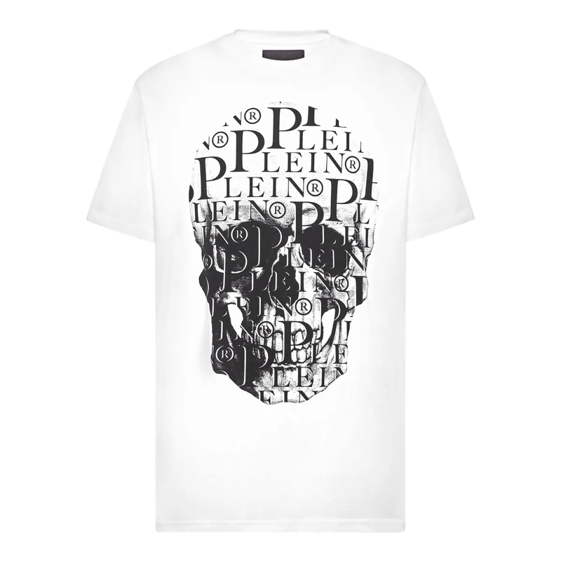 Philipp Plein T-Shirt T-Shirt Skull weiss
