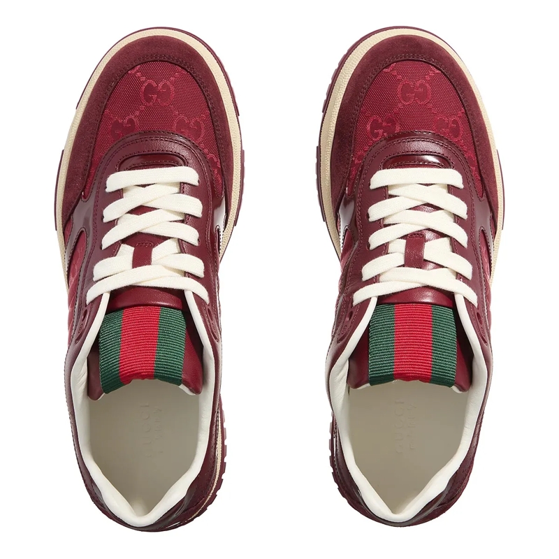 Gucci Lage-top sneaker Re-Web Sneaker Rosso Ancora(Image 12)