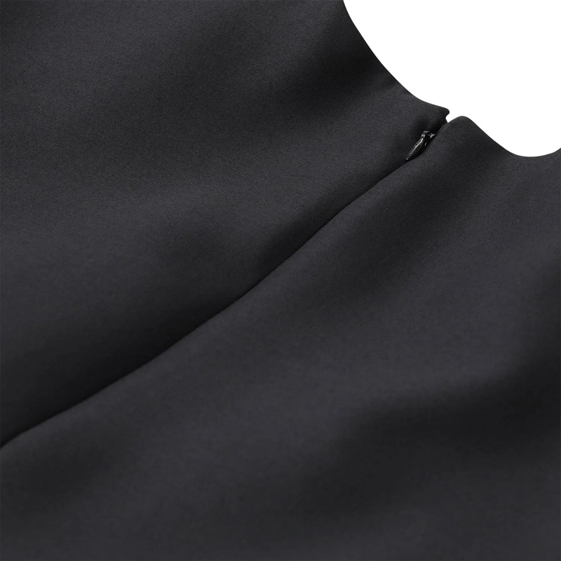 Balenciaga Minikleid Midikleid mit Wolle & Seide schwarz(Image 5)