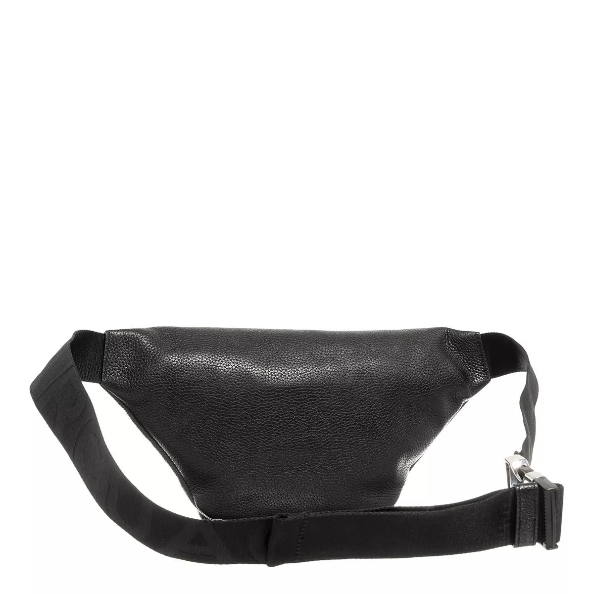 Marc Jacobs Heuptasjes Bum Bag With Logo Application in zwart