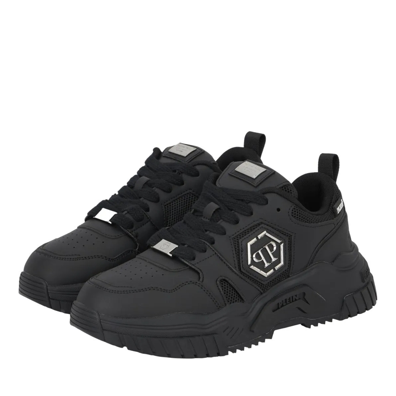 Philipp Plein Low-Top-Sneaker Lo-Top Turnschuhe Hexagon schwarz(Image 2)