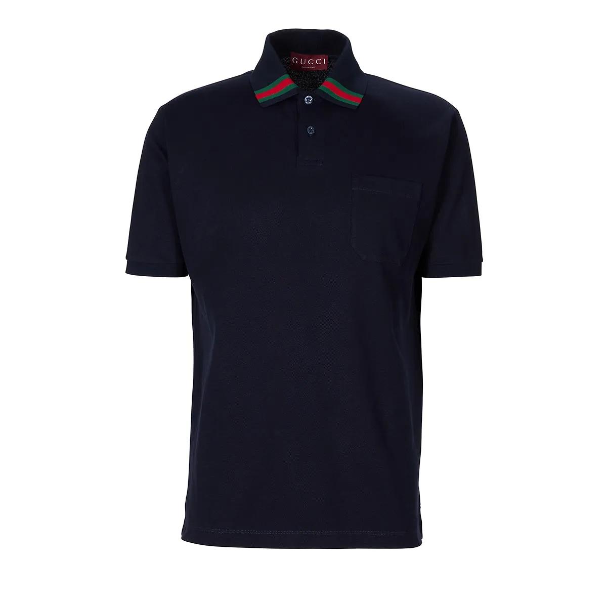 Gucci - S/S POLO STRETCH COTTON PIQUET - Größe S - multi