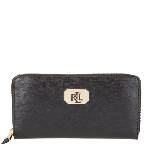 Lauren Ralph Lauren Newbury Zip Wallet Black Portemonnaie mit Zip-Around-Reißverschluss